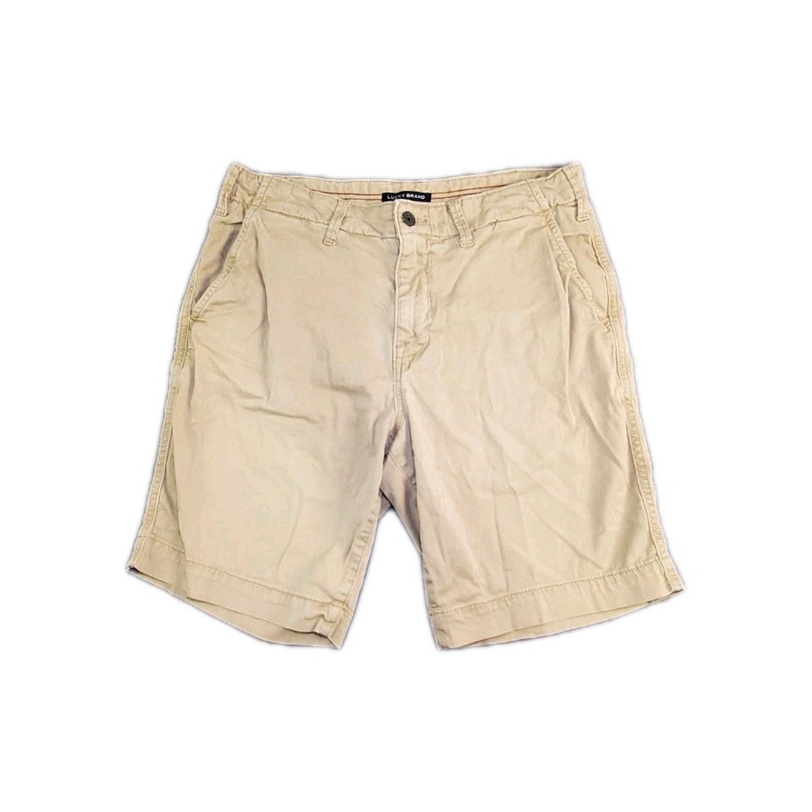 Lucky Brand Shorts Mens Size 32 Brown Cotton Casual C3452